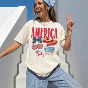 Fourth Of July American Flag Shirt PersonalizedShirts.net