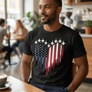 Patriotic American Flag, 4th Of July Independence Day Tee PersonalizedShirts.net