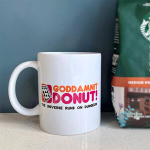 Dungeon Crawler Carl Goddamnit Donut Mug