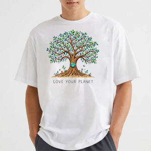Eco-Friendly Love Your Planet Earth Shirt