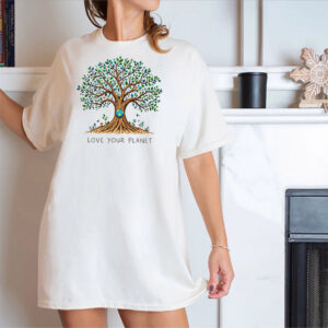 Eco-Friendly Love Your Planet Earth Shirt