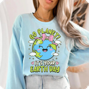 Go Planet Its your Earth Day Comfort Colors Tee PersonalizedShirts.net