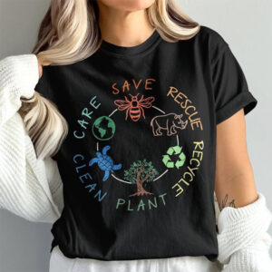 Save Nature Environmental Awareness T-shirt