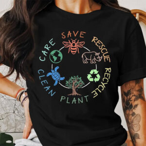 Save Nature Environmental Awareness T-shirt