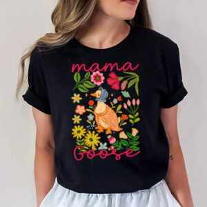 Mama Goose Floral Silly Goose Shirt