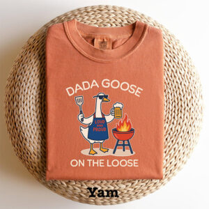 Dad Goose Silly Fathers Day Gifts Comfort Colors T-shirt