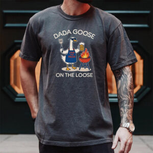 Dad Goose Silly Fathers Day Gifts Comfort Colors T-shirt