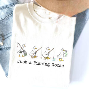 Fishing Goose Dad Shirts For Fathers Day PersonalizedShirts.net