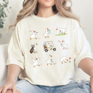 Funny Golf Goose Father’s Day Gift Ideas Shirt