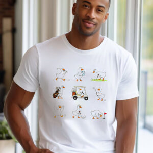 Funny Golf Goose Father's Day Gift Ideas Shirt PersonalizedShirts.net