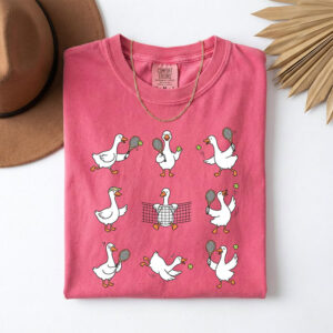 Goose Tennis Gift For Dad Comfort Colors Tee PersonalizedShirts.net