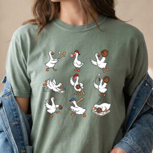 Silly Goose Baseball, Good Gifts For Father’s Day Comfort Colors Tee