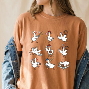 Silly Goose Baseball, Good Gifts For Father's Day Comfort Colors Tee PersonalizedShirts.net