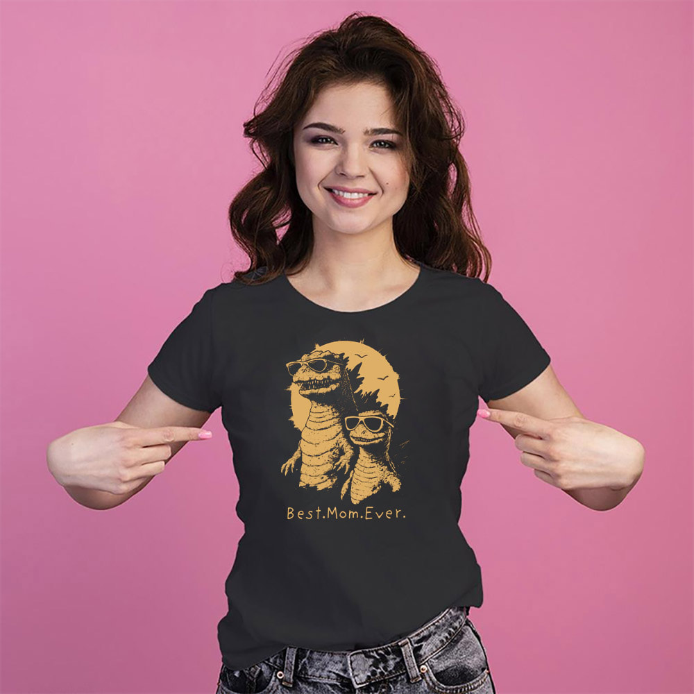 Best Mom Ever Funny Dinosaur Mama Gift Shirt