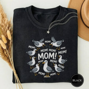 Funny Mom Seagull Flock, Mothers Day Gift Shirt 3 PersonalizedShirts.net