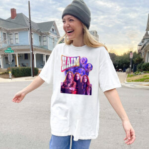 American Pop Rock Band HAIM Concert T-shirt