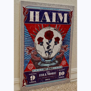 HAIM The Fillmore San Francisco 2014 Poster