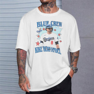 Blue Crew Kike Hernandez Los Angeles Dodgers World Series Shirt PersonalizedShirts.net