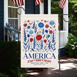 Anti Trump House Banner, Patriotic USA Garden Flag