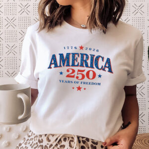 Patriotic 4th Of July America 250 Years Freedom Shirt