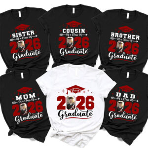 Congratulations On Graduation, Custom Graduation Photo Proud Shirt