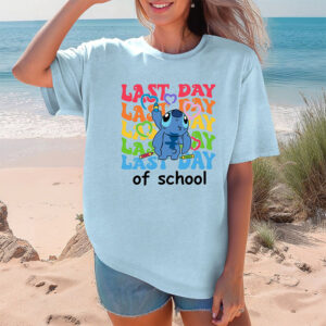 Cute Stitch Last Day Of School Teacher Comfort Colors Shirt