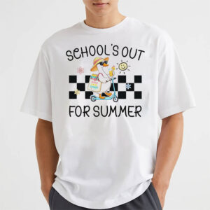 Schools Out For Summer Funny Goose Tee
