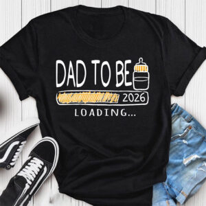 Custom Dad To Be Pregnancy Announcement Shirt 2 PersonalizedShirts.net