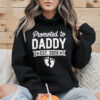 Custom Promoted To Daddy New Father Gift Shirt