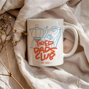 Personalized Tired Dads Club Hilarious Dad Gifts Mug
