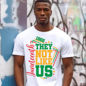 They Not Like Us Juneteenth 1865 Shirt