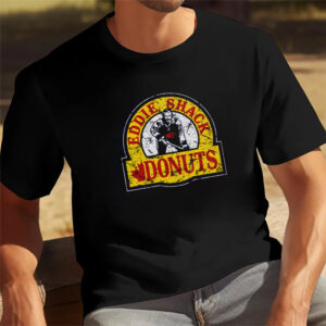 Eddie Shac Donuts Retro Ice Hockey T-shirt