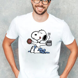 Snoopy Coffee And Donut Snack Time T-shirt