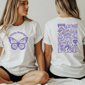 Olivia Rodrigo Guts World Tour 2-sided Shirt