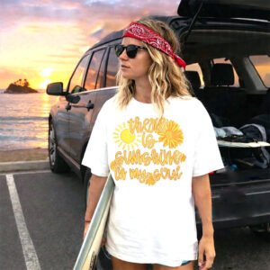 There Is Sunshine In My Soul Summer Floral Shirt