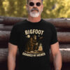 Bigfoot Grabbed My Weiner Funny Camping Shirt