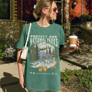 Protect Our National Parks, Respect the Local Wildlife Comfort Colors Shirt