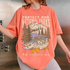 Protect Out National Parks, Respect the Local Wildlife Comfort Colors Shirt PersonalizedShirts.net
