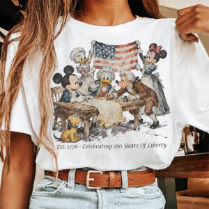 250 Years Of Liberty Disney Independence Day Shirt