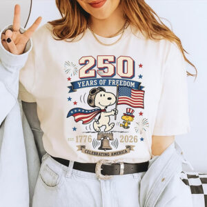 Snoopy 250 Years Of Freedom Tee