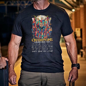Barcelona Champions La Liga 2024 2025 Shirt PersonalizedShirts.net