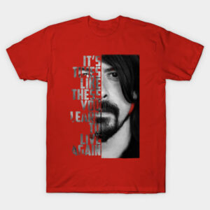 Dave Grohl Times Like These Graphic Art Retro Shirt