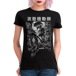 Ghost In The Shell Motoko Retro Manga Sci-fi Shirt
