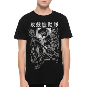 Ghost In The Shell Motoko Retro Manga Sci-fi Shirt