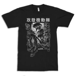 Ghost in the Shell Motoko Retro Manga Sci fi Shirt 3 PersonalizedShirts.net