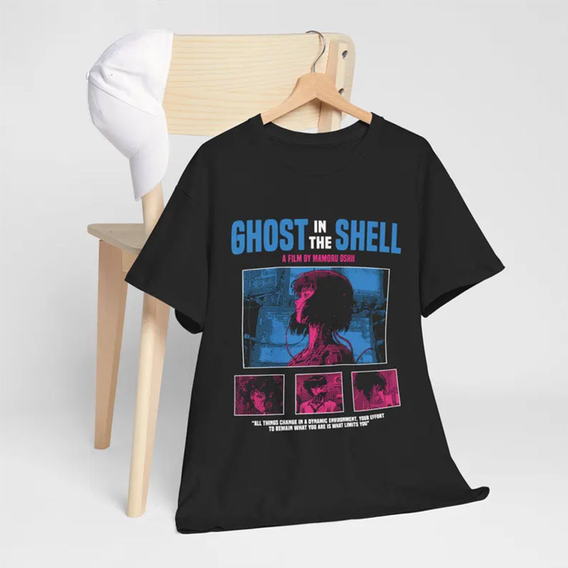 Motoko Kusanagi Ghost In The Shell 1995 Vintage Anime Shirt