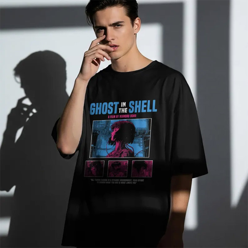 Motoko Kusanagi Ghost In The Shell 1995 Vintage Anime Shirt
