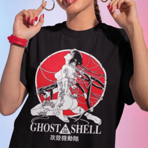 Motoko Kusanagi Ghost In The Shell Anime Cyberpunk Tee