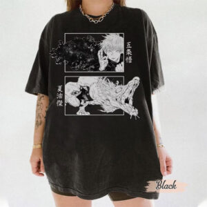 Gojo And Geto Jujutsu Kaisen Character Japanese Manga Comfort Colors Shirt