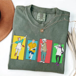 Jujutsu Kaisen Characters Fanart Anime Comfort Colors Shirt